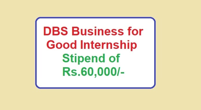 DBS Business for Good Internship